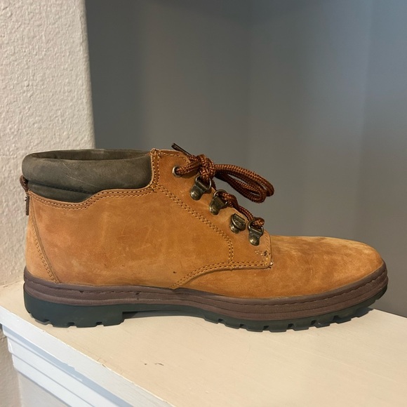 Timberland Brown Leather Ankle Boots Shoes Womens 8 - Picture 5 of 8